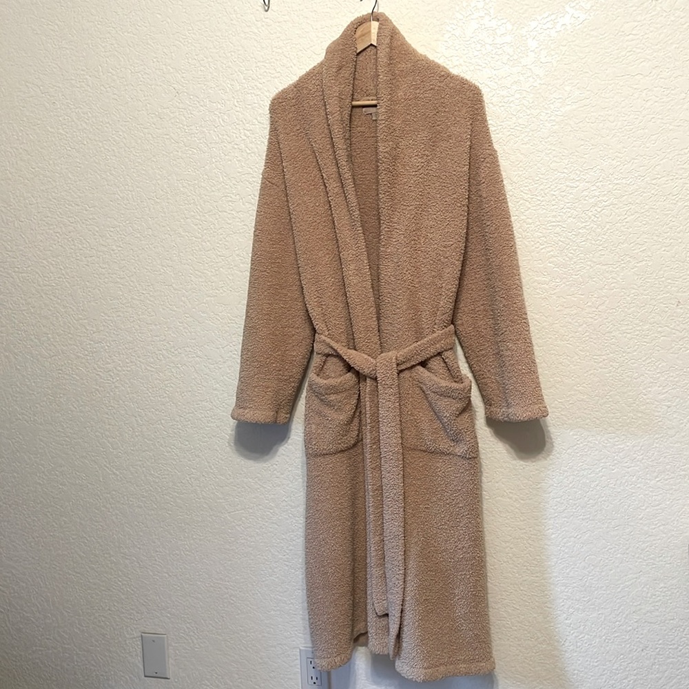 Barefoot Dreams Cozy Chic Robe in caramel size 2/medium